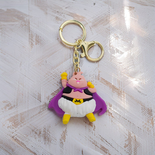 Llavero de Goma del Malvado Mágico Juguetón (Color Rosa)