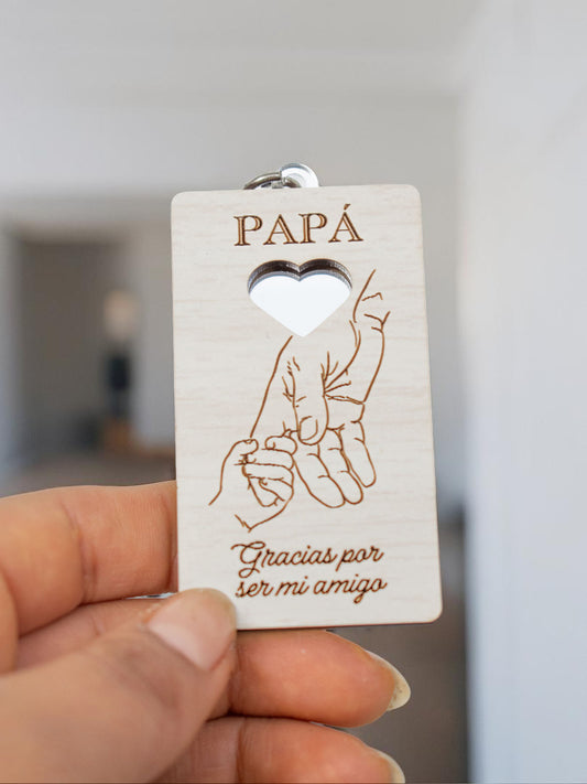 Llavero para Papá "Gracias por ser mi amigo"
