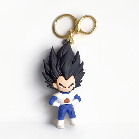 Llavero de Goma "Guerrero Orgulloso" - Figura de Anime Chibi