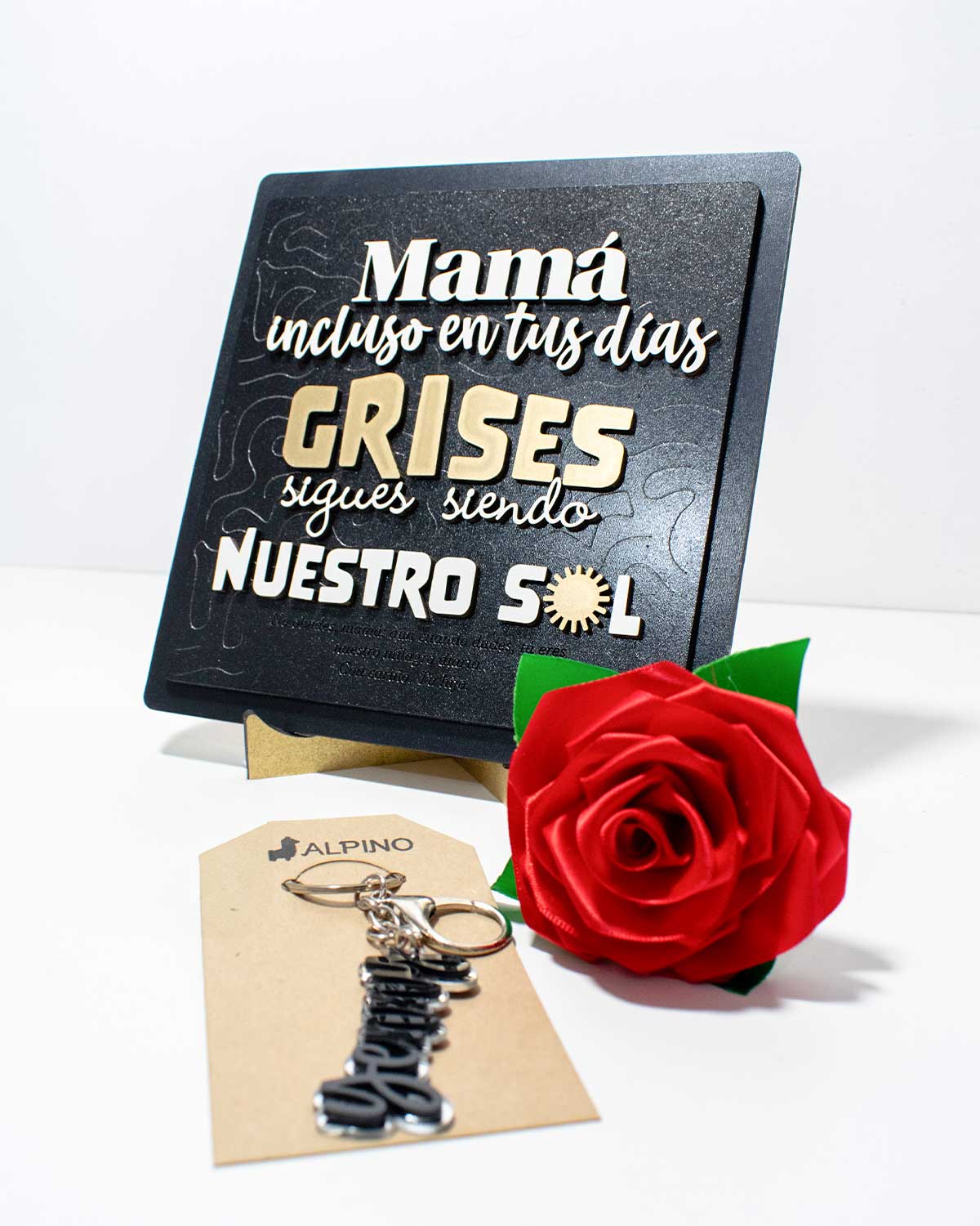Cuadro Personalizado: “Mamá, incluso en tus días grises eres nuestro sol”