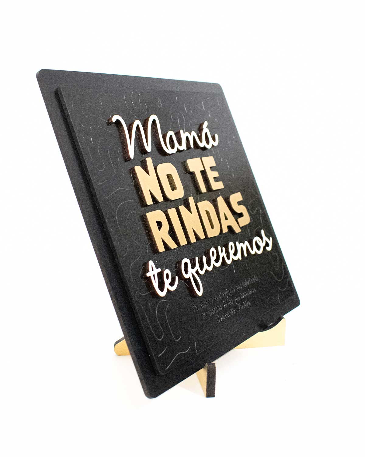 Cuadro “Mamá, no te rindas, te queremos” - especial para el Día de la Madre