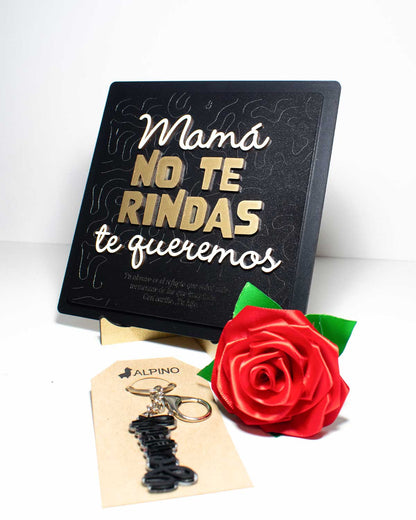 Cuadro “Mamá, no te rindas, te queremos” - especial para el Día de la Madre