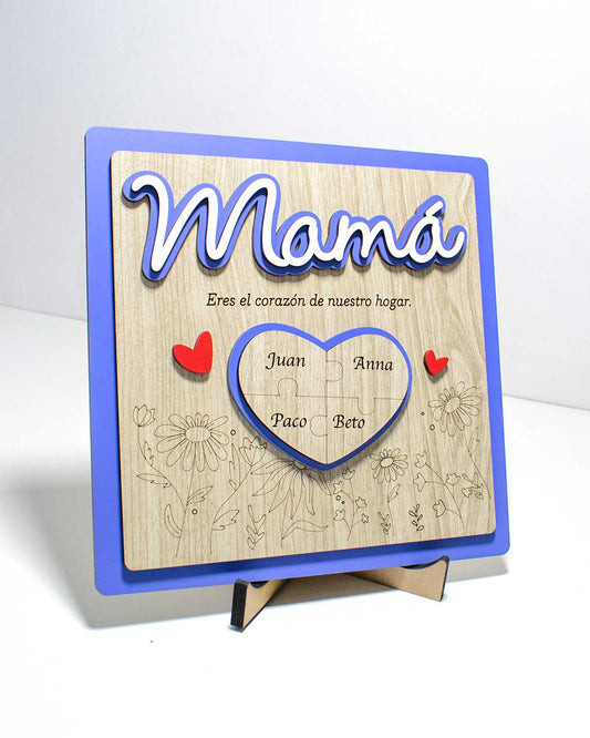 Cuadro Personalizado “El rompecabezas perfecto se llama Mamá”