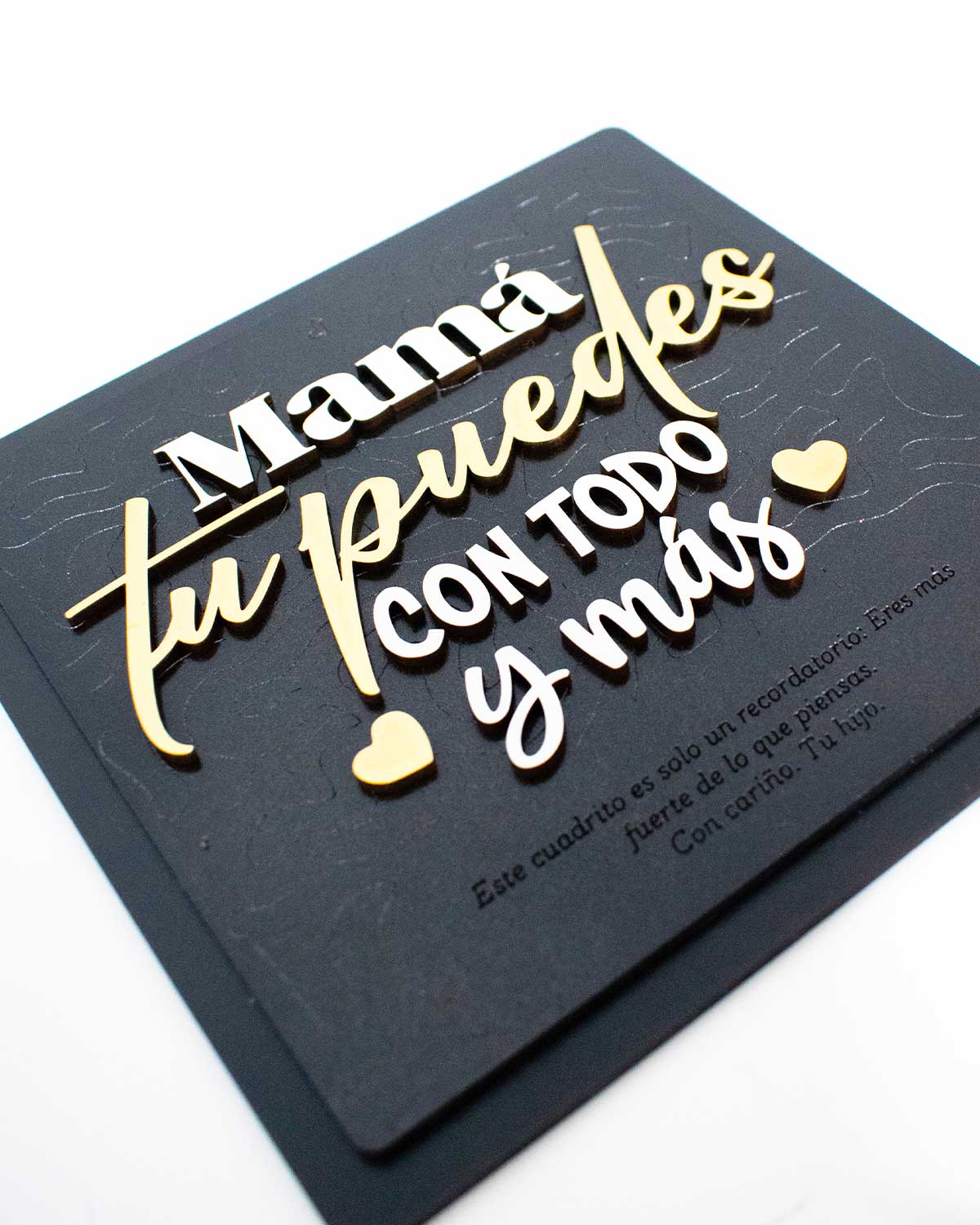 Cuadro “Mamá, tú puedes con todo y más” – Pack Regalo Emotivo