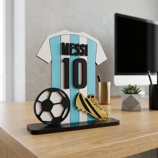 Camiseta Messi 3D 15x15cm
