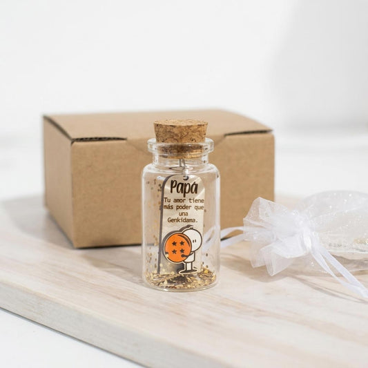 Mini botella para Papá Fan de Dragon Ball