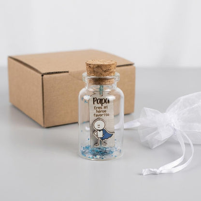 Mini botella para Papá héroe