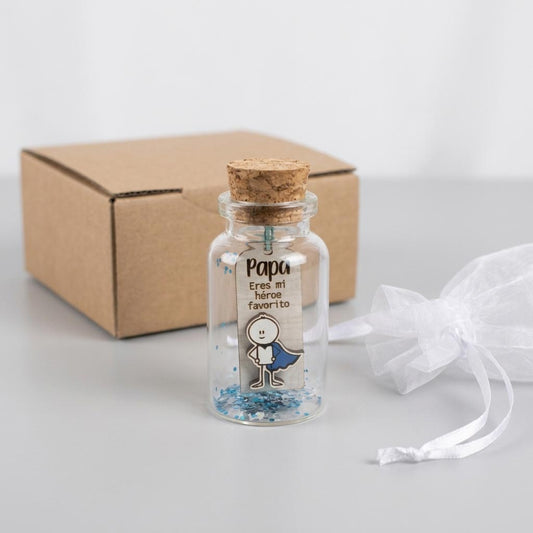 Mini botella para Papá héroe