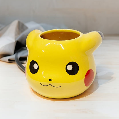 Taza 3D de Pika Eléctrico Amarillo