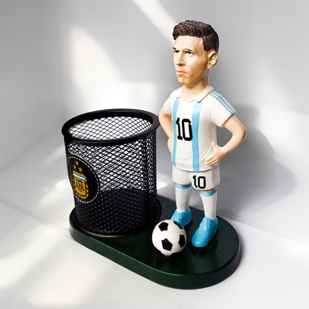 Porta lapicero Messi con camiseta de Argentina