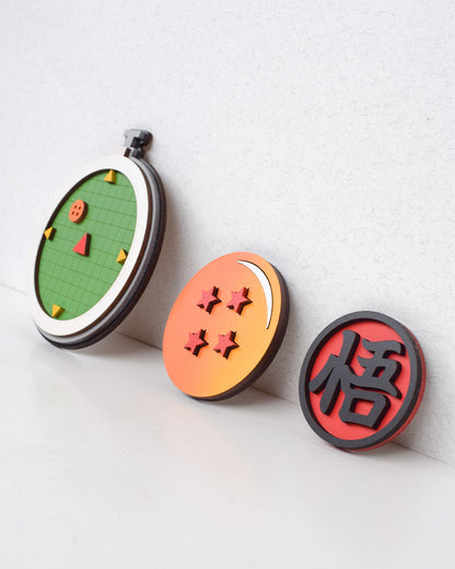 Radar + esfera + símbolo escuela Roshi personalizado para regalo anime