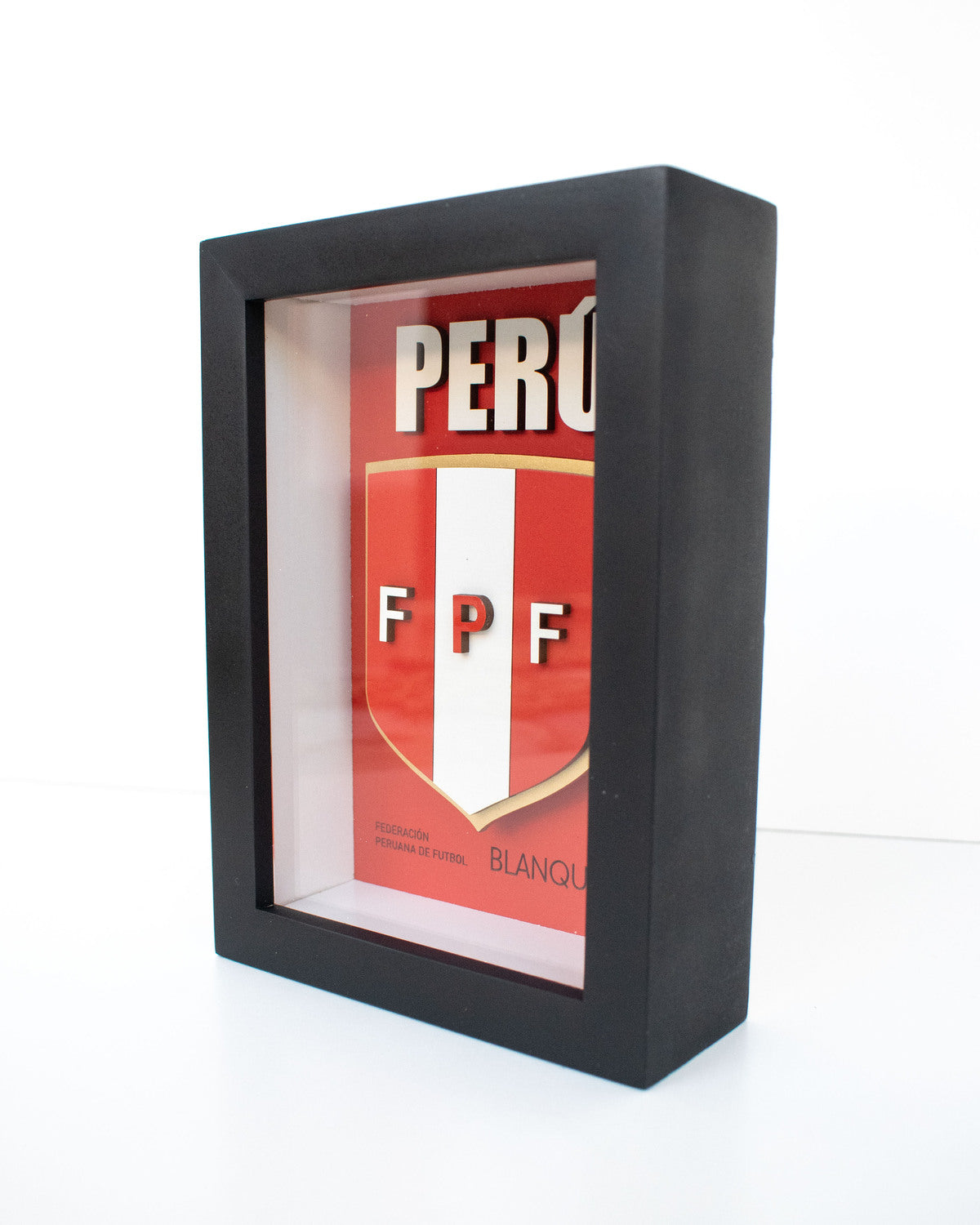 Shadow Box 3D Perú Federación Peruana de Futbol 10x15cm