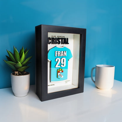 Shadowbox 3D Decorativo con Escudo de Sporting Cristal