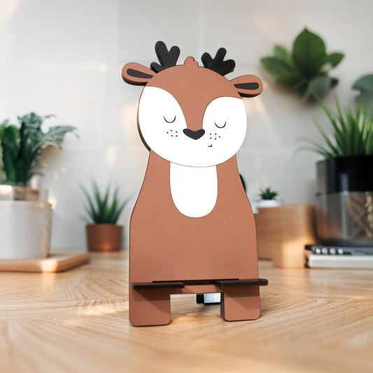 Soporte para Celular en MDF con forma de Venado
