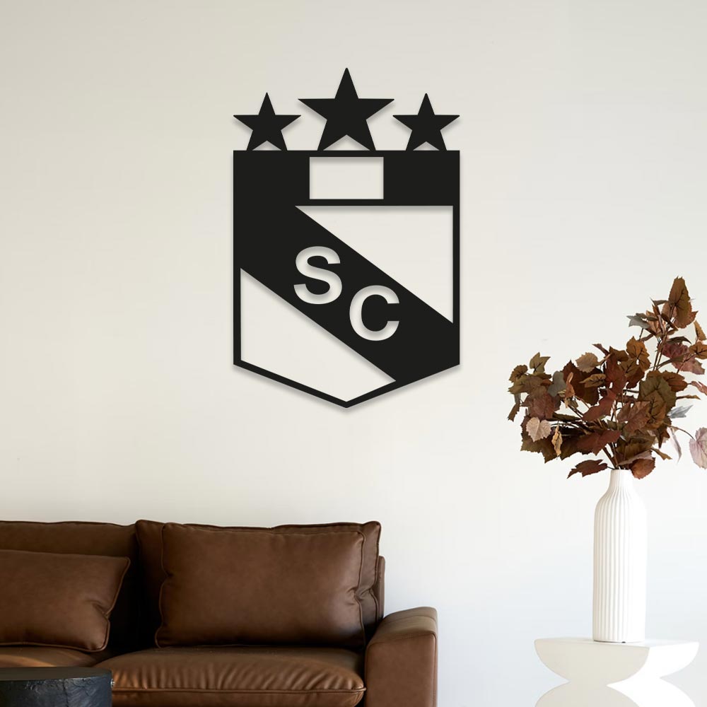Cuadro MDF de Sporting Cristal Negro 30x40cm