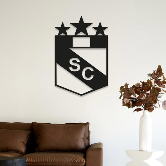 Cuadro MDF de Sporting Cristal Negro 30x40cm