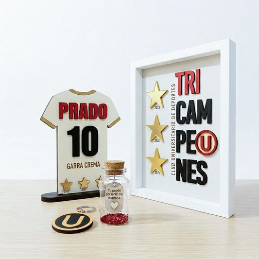 Pack Gloria Eterna Universitario - Cuadro 3D + Camiseta Personalizada